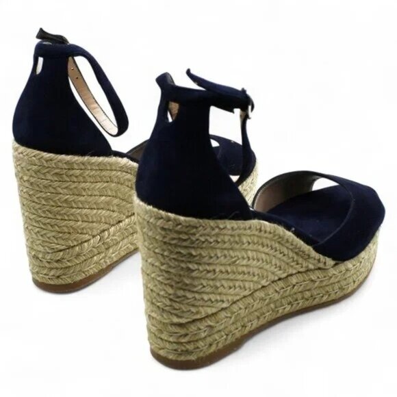 Stuart Weitzman Women S Nudistcurve Platform Wedge Espadrille Sandals - Picture 4 of 6